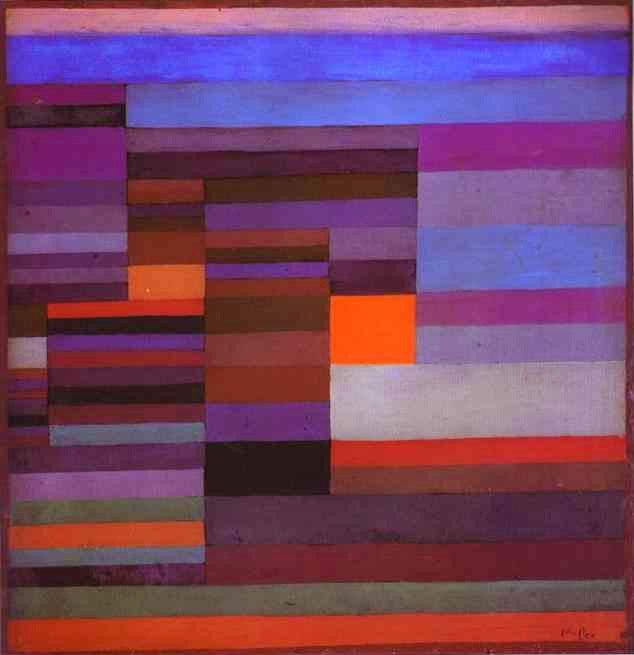 Paul Klee Fire in the Evening